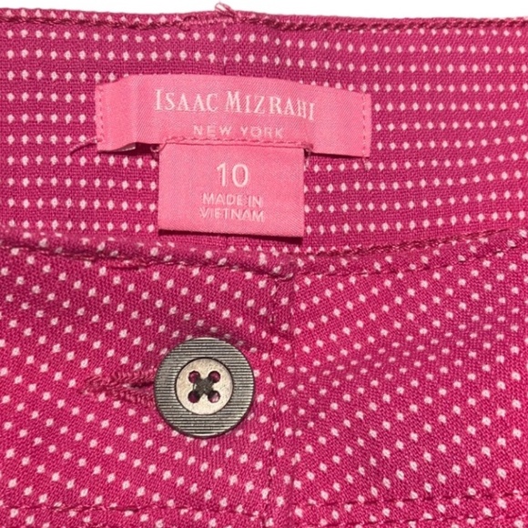 ISAAC MIZRAHI Size 10 Pink Shorts - Picture 2 of 6